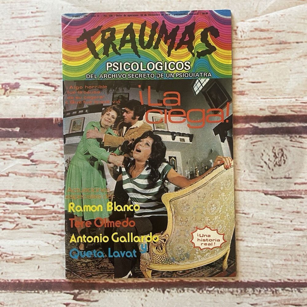 Traumas Psicologicos Magazine Mexico 1979 Horror‎ #130